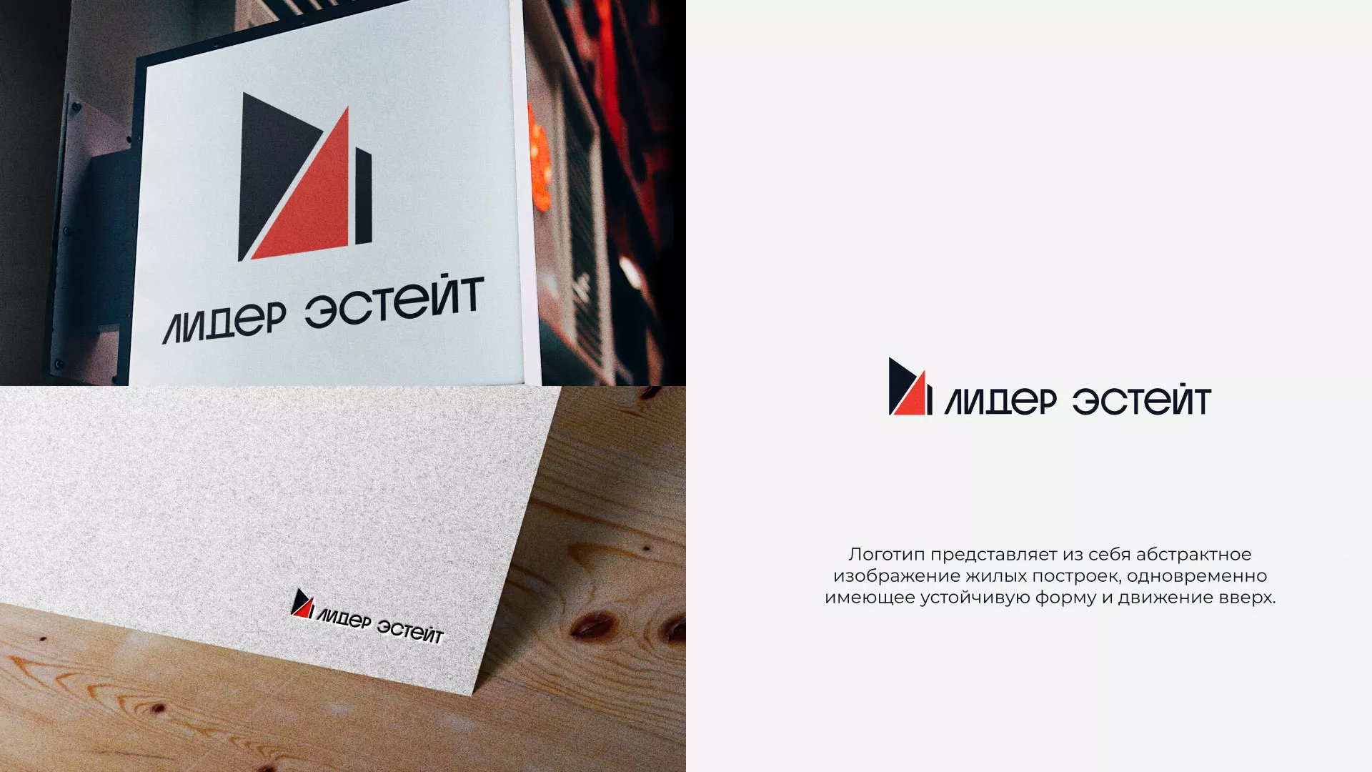 Сделали логотип для агентства недвижимости «Лидер Эстейт» в Новоалтайске