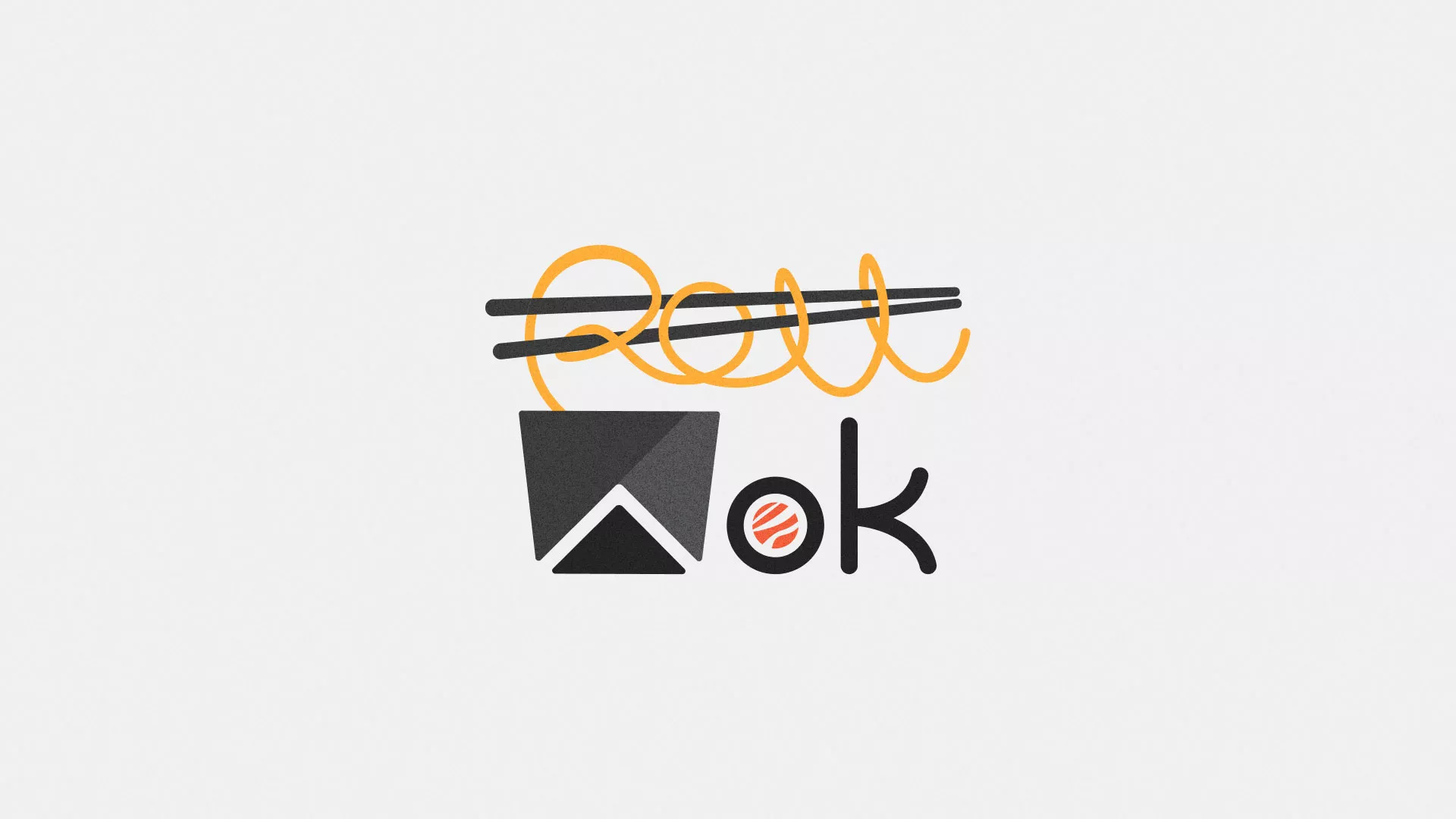 Разработка логотипа в Новоалтайске для суши-бара «Roll Wok Club» Разработка логотипа в Новоалтайске для суши-бара «Roll Wok Club»