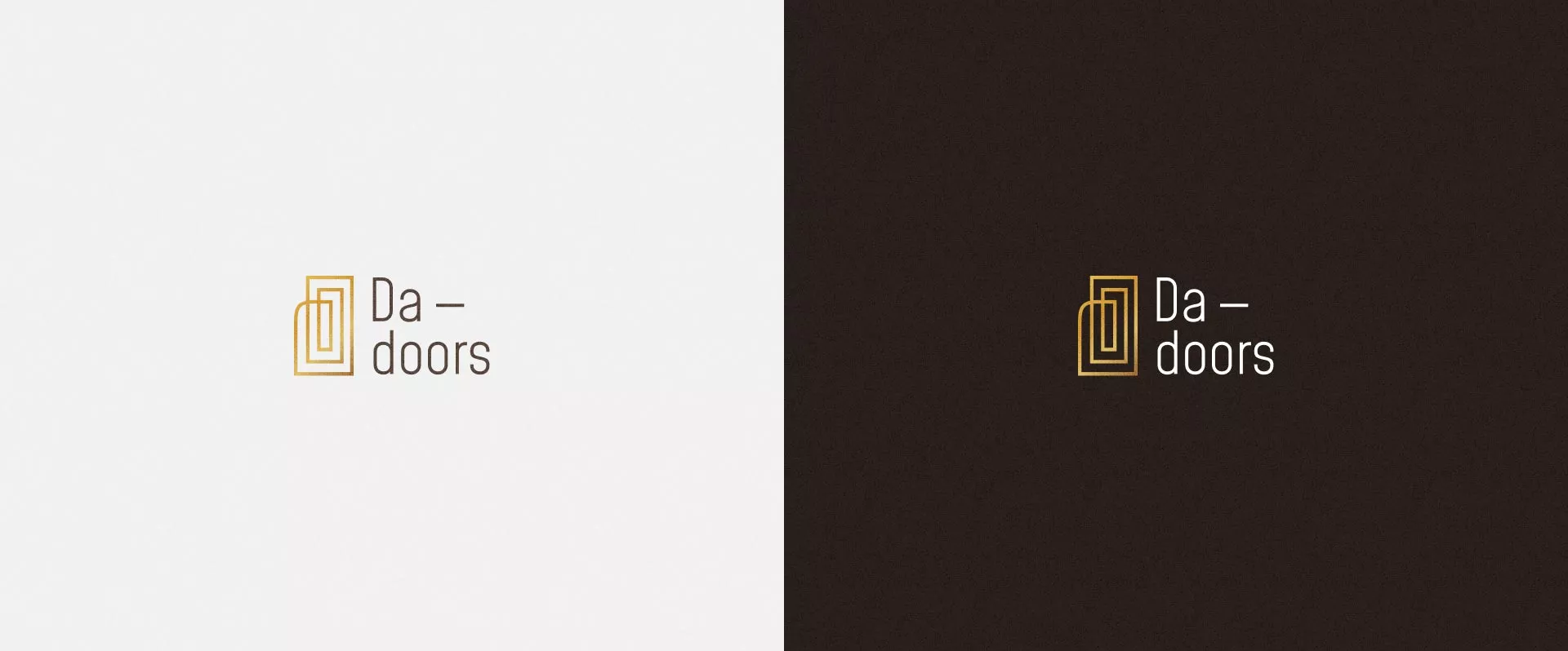Разработка логотипа для компании «DA-DOORS» в Новоалтайске